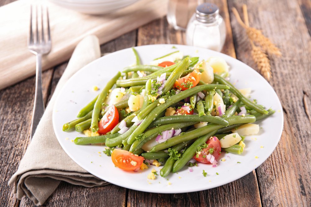 SALADE D"HARICOTS VERTS ( 300 KCAL )